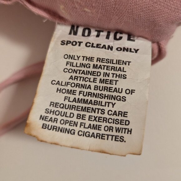 Vintage Barth and Dreyfuss Pink Checker Pattern Chair Cushion Fundraiser Item - Picture 6 of 12